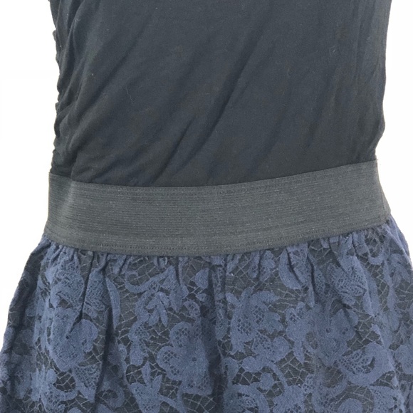 Aqua One Shoulder Lace Mini Dress Size M - Picture 3 of 8